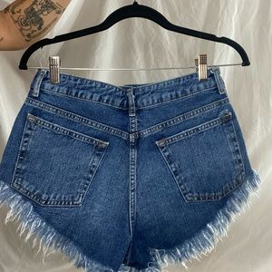 Denim shorts